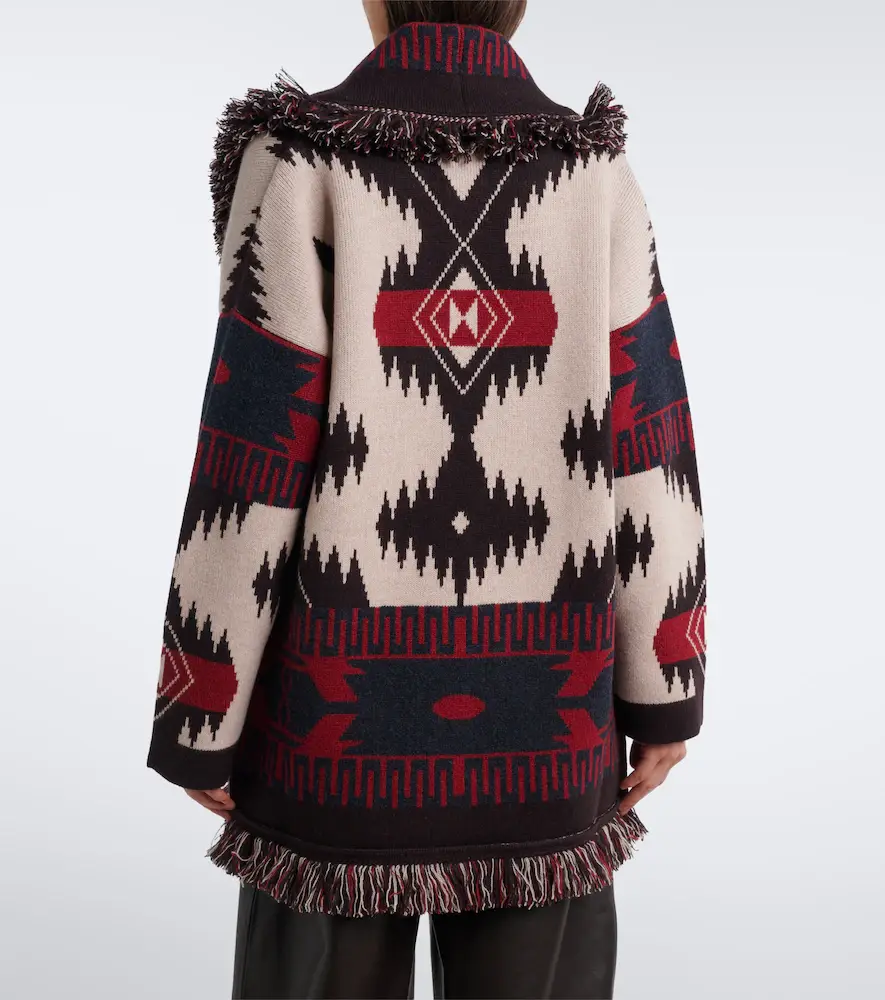 Alanui Icon Jacquard cashmere cardigan | Thumbnail 2