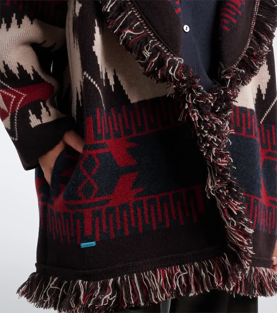 Alanui Icon Jacquard cashmere cardigan | Thumbnail 3