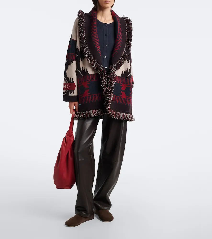Alanui Icon Jacquard cashmere cardigan | Thumbnail 6