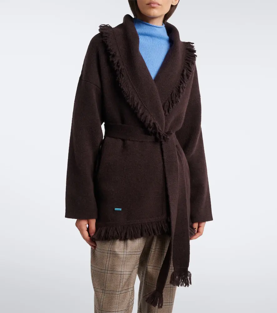Alanui Finest cashmere and silk-blend cardigan | Thumbnail 5