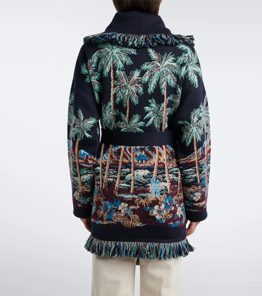 Alanui Diamond Head jacquard wool-blend cardigan | Thumbnail 3 Alanui Diamond Head jacquard wool-blend cardigan | Thumbnail 3