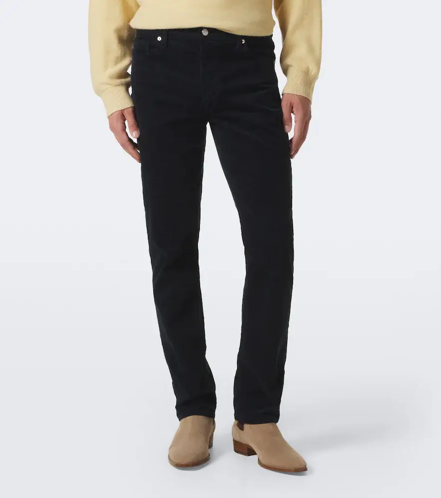 Frame Modern cotton corduroy straight pants | Thumbnail 2 Frame Modern cotton corduroy straight pants | Thumbnail 2