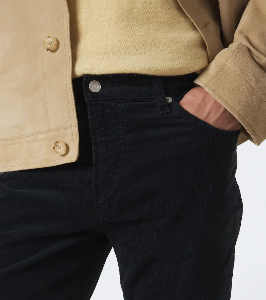 Frame Modern cotton corduroy straight pants | Thumbnail 4 Frame Modern cotton corduroy straight pants | Thumbnail 4