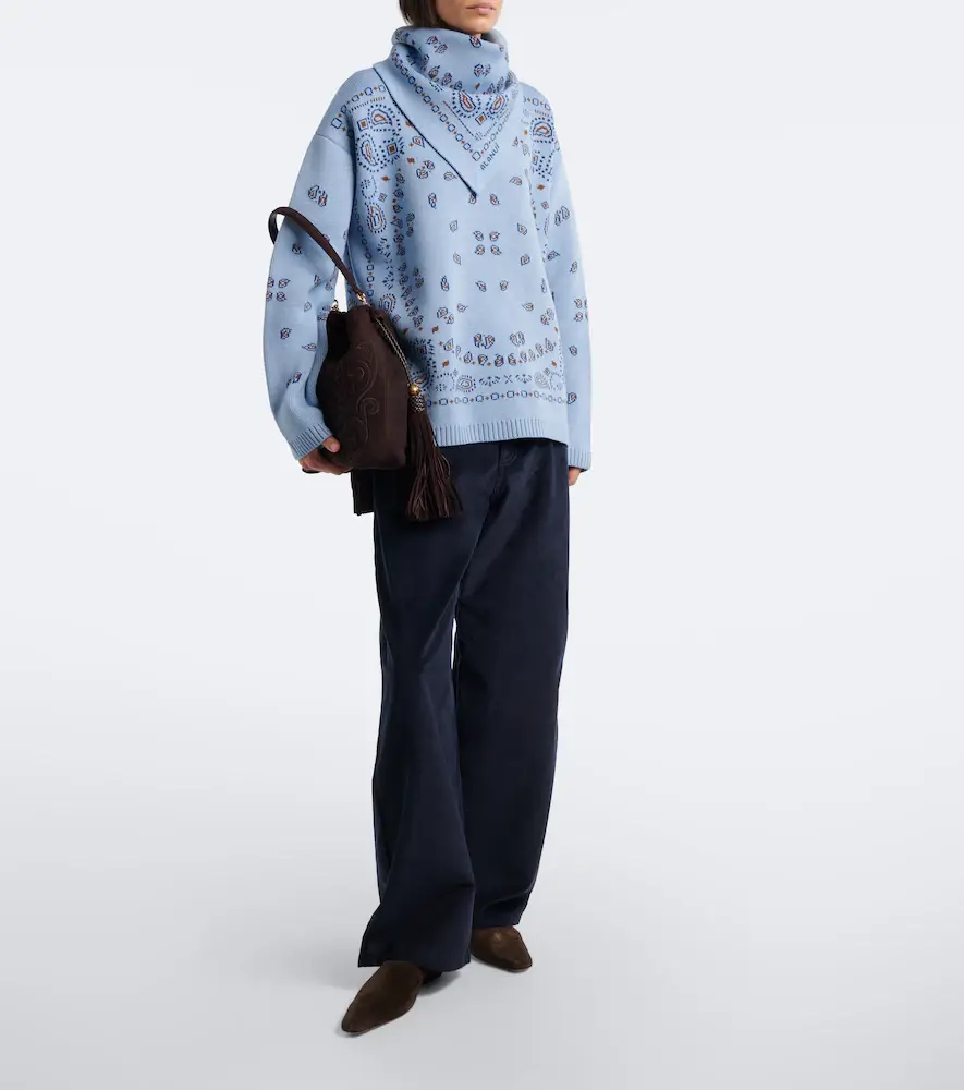Alanui Bandana Jacquard virgin wool sweater | Thumbnail 3 Alanui Bandana Jacquard virgin wool sweater | Thumbnail 3