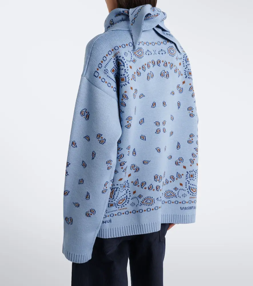 Alanui Bandana Jacquard virgin wool sweater | Thumbnail 4 Alanui Bandana Jacquard virgin wool sweater | Thumbnail 4
