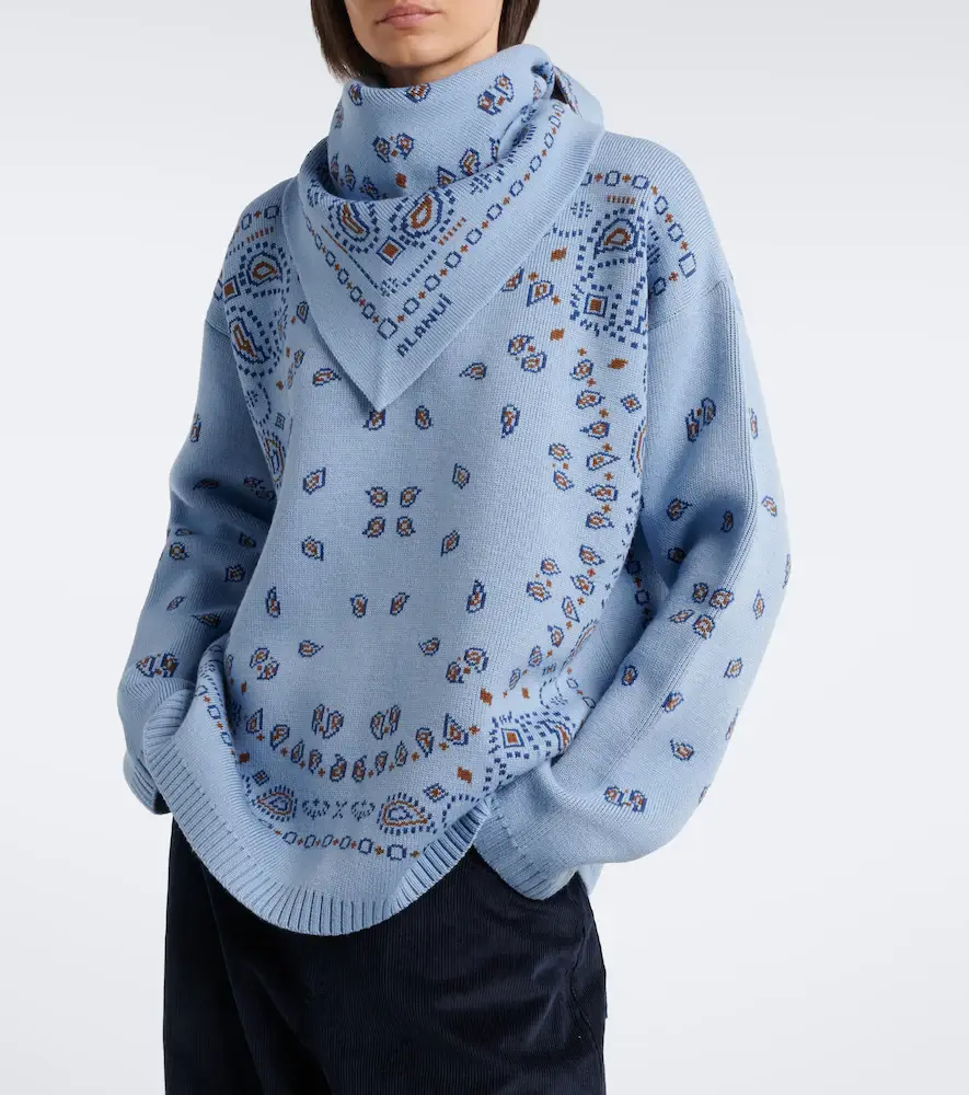 Alanui Bandana Jacquard virgin wool sweater | Thumbnail 5 Alanui Bandana Jacquard virgin wool sweater | Thumbnail 5