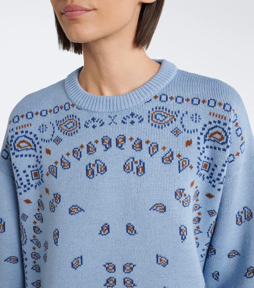 Alanui Bandana Jacquard virgin wool sweater | Thumbnail 6 Alanui Bandana Jacquard virgin wool sweater | Thumbnail 6