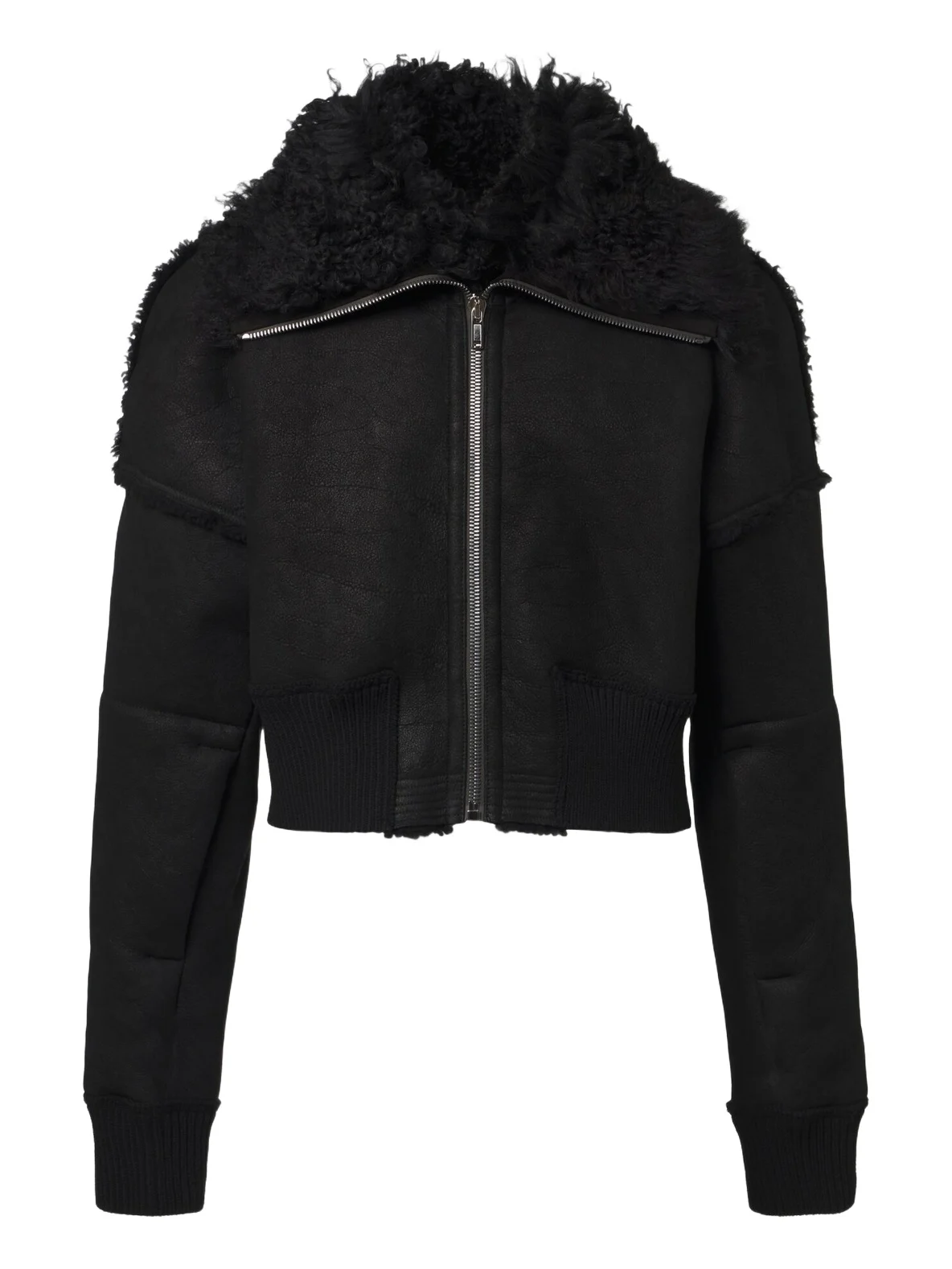 Flight cropped leather jacket Flight cropped leather jacket