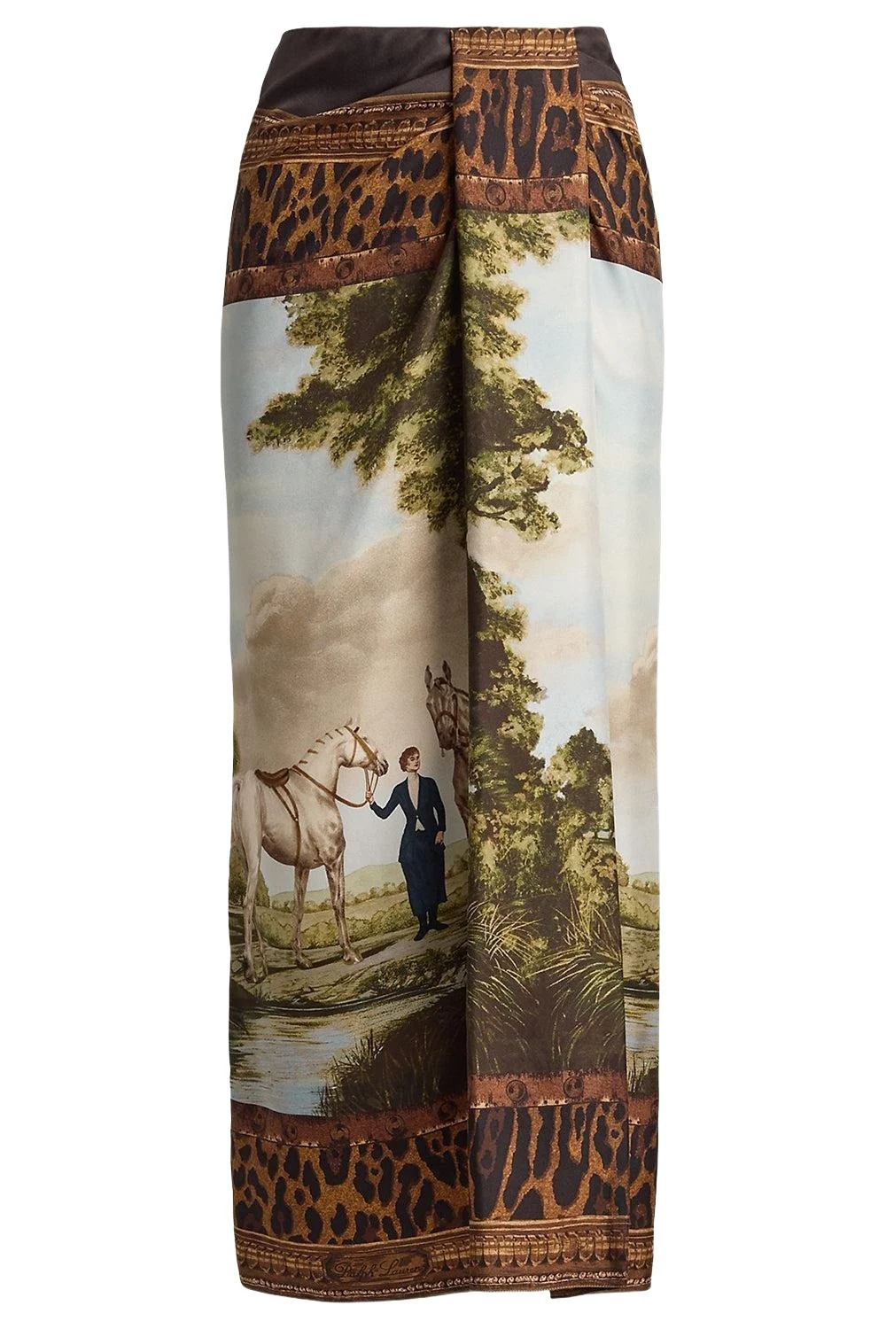 Ralph Lauren Scenic Woven Pencil Skirt