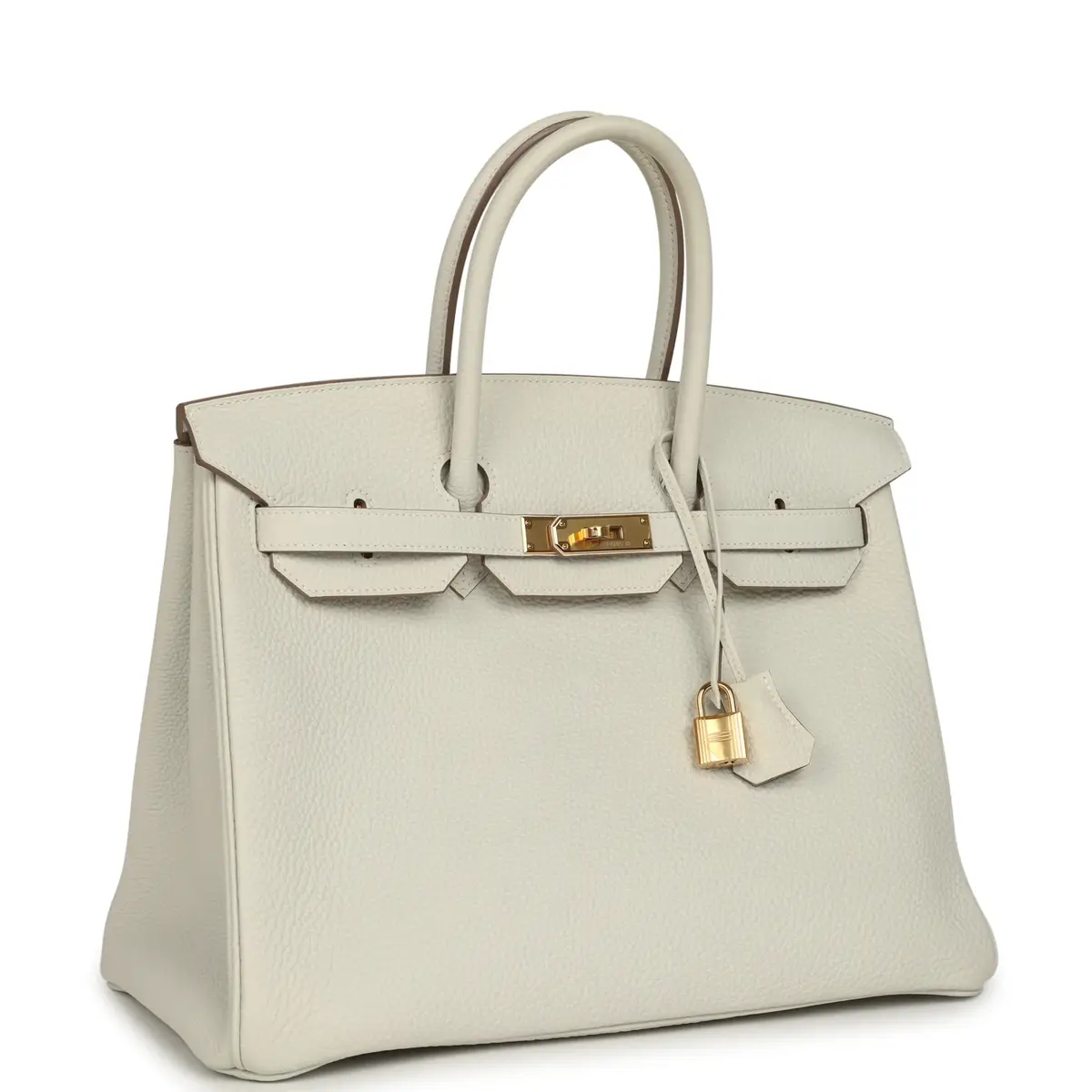 HERMÈS Hermes Birkin 35 Gris Pale Togo Gold Hardware | Thumbnail 2 HERMÈS Hermes Birkin 35 Gris Pale Togo Gold Hardware | Thumbnail 2