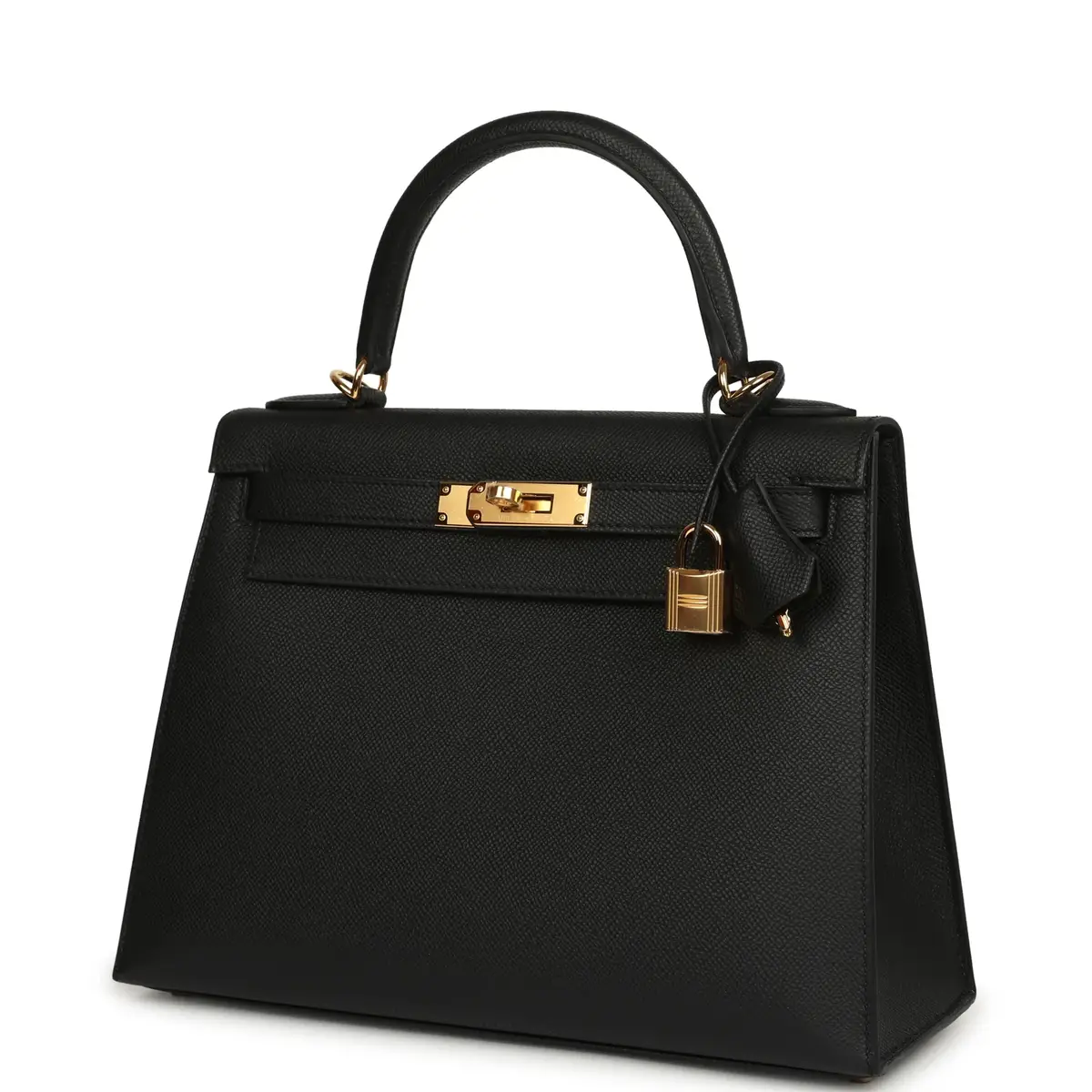 HERMÈS Hermes Kelly Sellier 28 Black Epsom Gold Hardware | Thumbnail 5 HERMÈS Hermes Kelly Sellier 28 Black Epsom Gold Hardware | Thumbnail 5