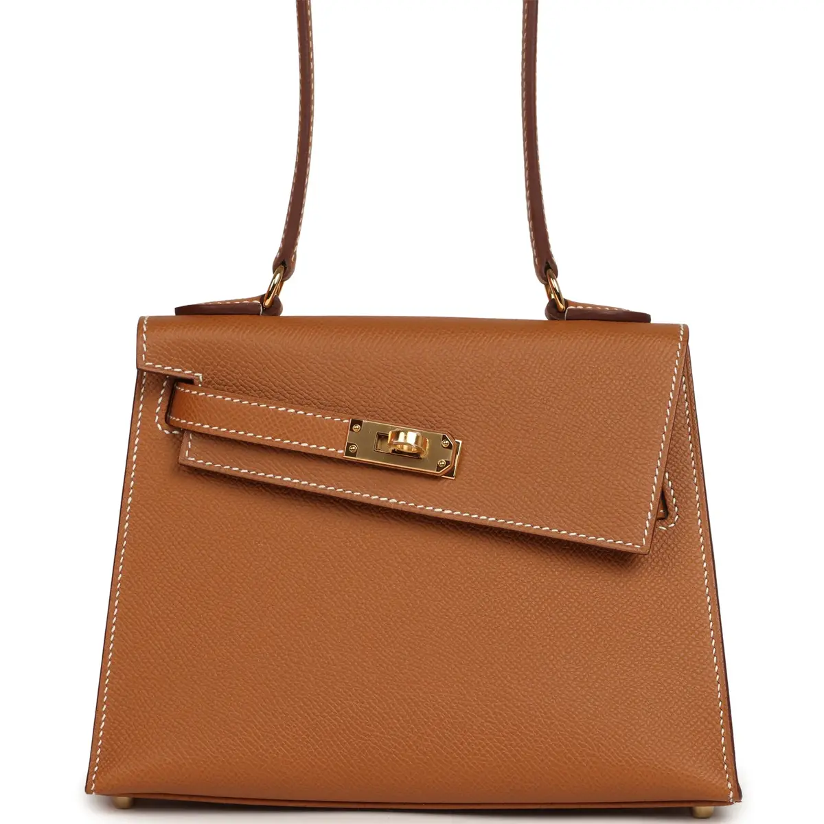 HERMÈS Hermes Kelly Sellier en Desordre 20 Gold Epsom Gold Hardware | Image 1 HERMÈS Hermes Kelly Sellier en Desordre 20 Gold Epsom Gold Hardware | Image 1