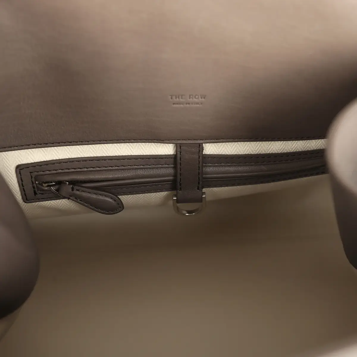 The Row The Row Soft Margaux 15 Mid Grey Saddle Leather Silver Hardware | Thumbnail 11 The Row The Row Soft Margaux 15 Mid Grey Saddle Leather Silver Hardware | Thumbnail 11