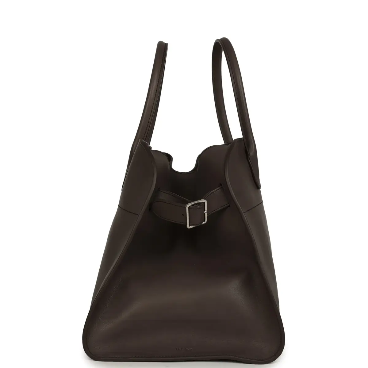 The Row The Row Soft Margaux 15 Mid Grey Saddle Leather Silver Hardware | Thumbnail 3 The Row The Row Soft Margaux 15 Mid Grey Saddle Leather Silver Hardware | Thumbnail 3
