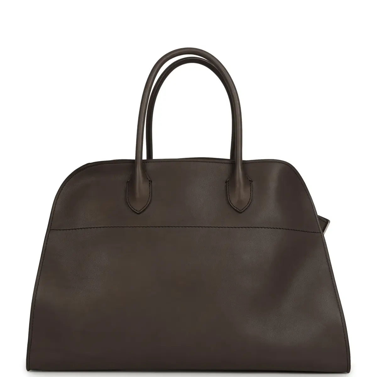 The Row The Row Soft Margaux 15 Mid Grey Saddle Leather Silver Hardware | Thumbnail 5 The Row The Row Soft Margaux 15 Mid Grey Saddle Leather Silver Hardware | Thumbnail 5
