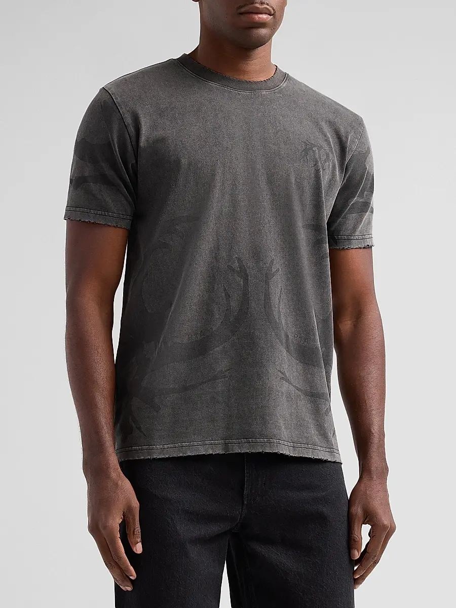 RTA Men's CHAPARRAL Liam Cotton Graphic T-Shirt | Thumbnail 4 RTA Men's CHAPARRAL Liam Cotton Graphic T-Shirt | Thumbnail 4