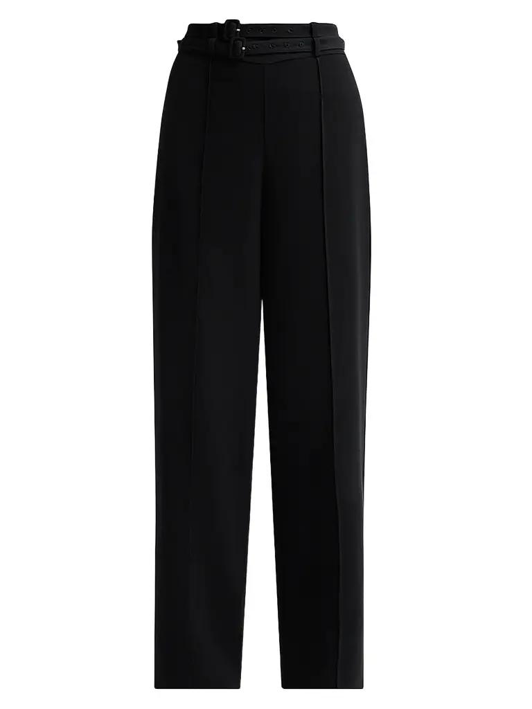 Cinq à Sept Women's Maelor Belted Pants - Black | Image 1 Cinq à Sept Women's Maelor Belted Pants - Black | Image 1