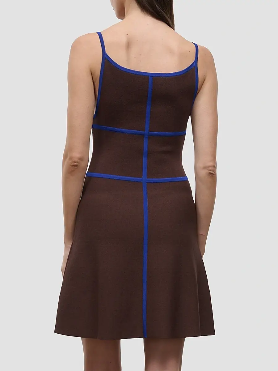 Staud Women's Jaquelin Bonded Mini Dress | Thumbnail 5