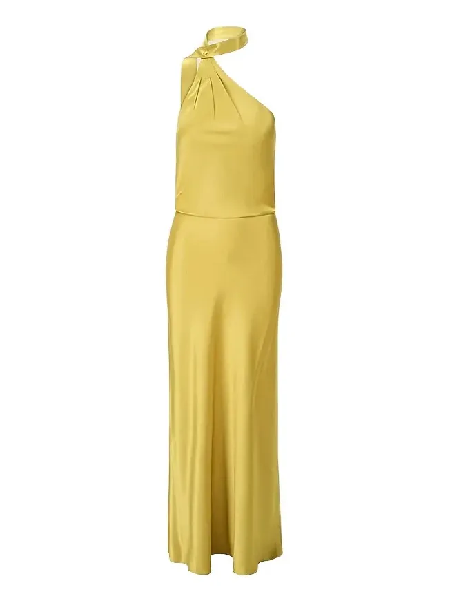 Women's Estelle Satin One-Shoulder Maxi Dress Women's Estelle Satin One-Shoulder Maxi Dress