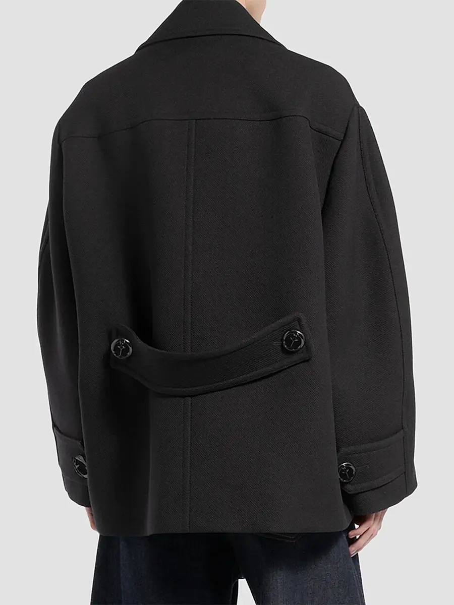 Balenciaga Men's Short Peacoat | Thumbnail 5 Balenciaga Men's Short Peacoat | Thumbnail 5