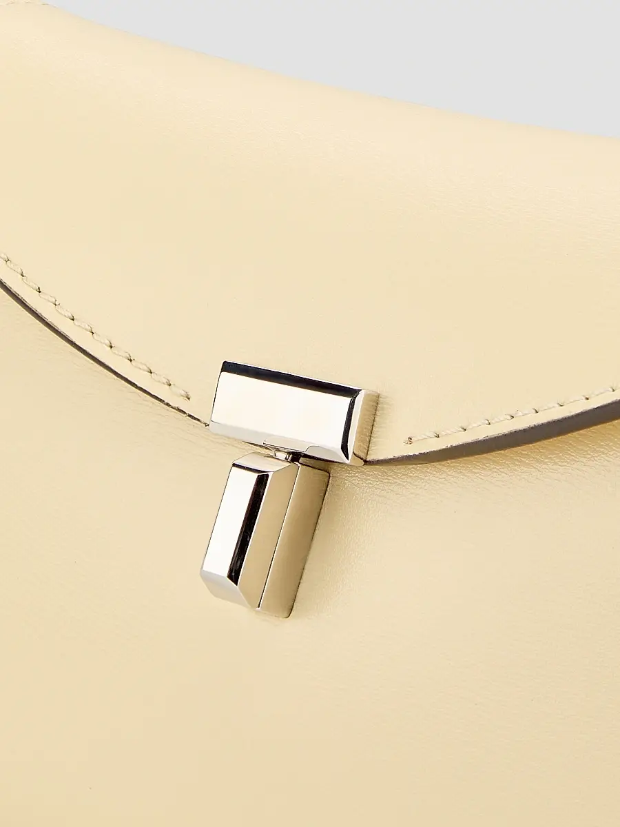 TOTEME Women's Mini T-Lock Leather Clutch | Thumbnail 5 TOTEME Women's Mini T-Lock Leather Clutch | Thumbnail 5
