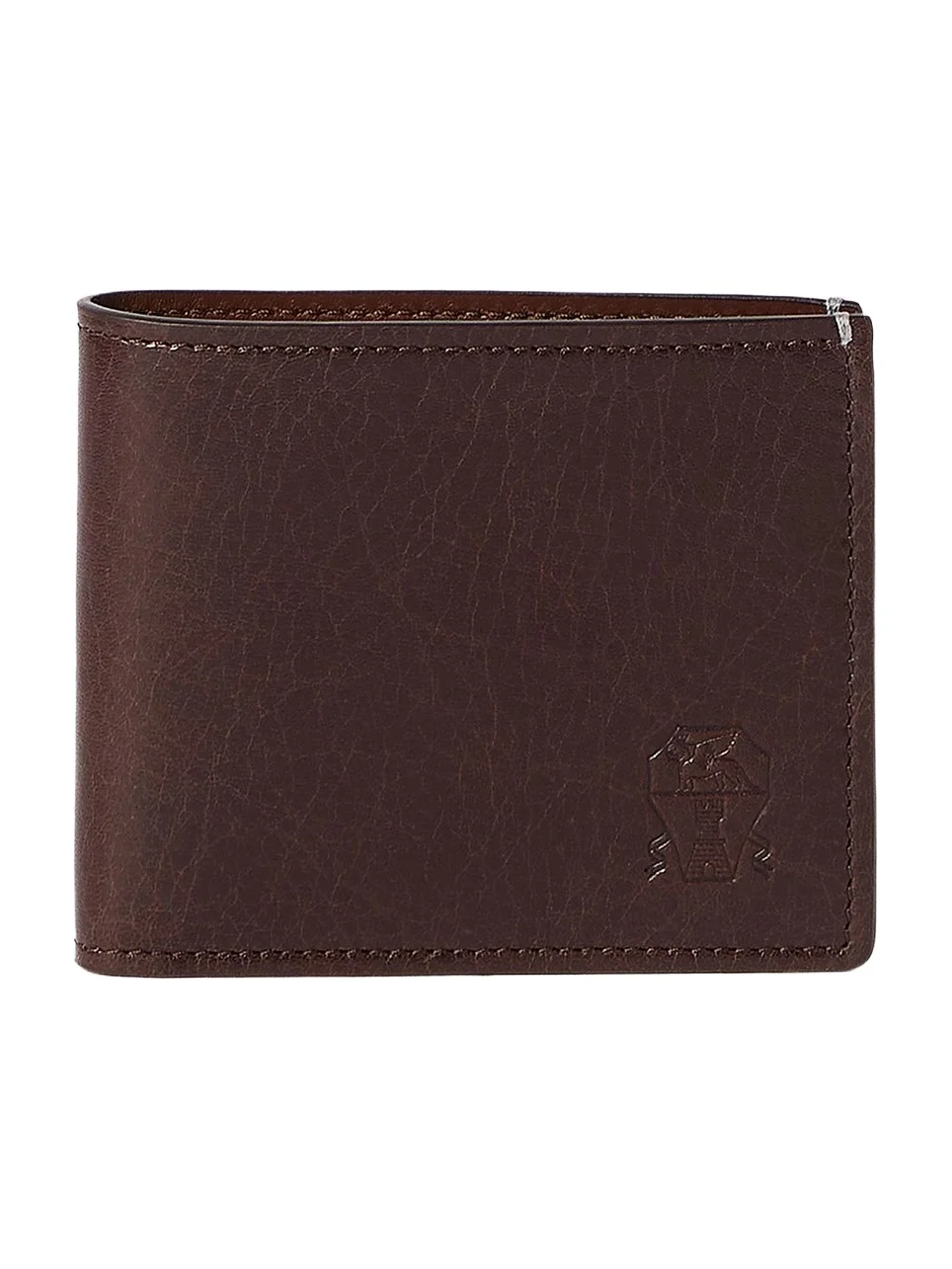 Brunello Cucinelli Men's Brushed Leather Wallet