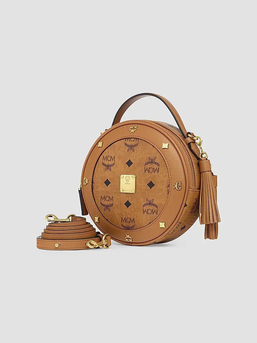 MCM Women's Pina Faux Visetos Leather Crossbody Bag | Thumbnail 5