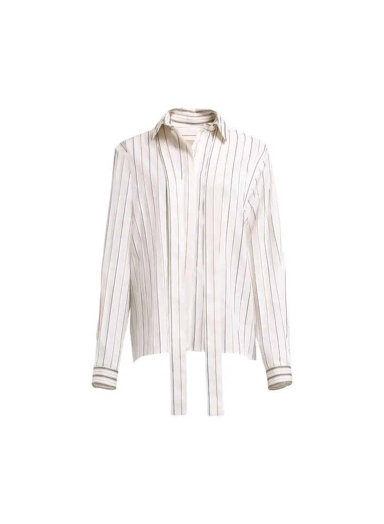 Elie Saab Striped Cotton Shirt | Image 1 Elie Saab Striped Cotton Shirt | Image 1