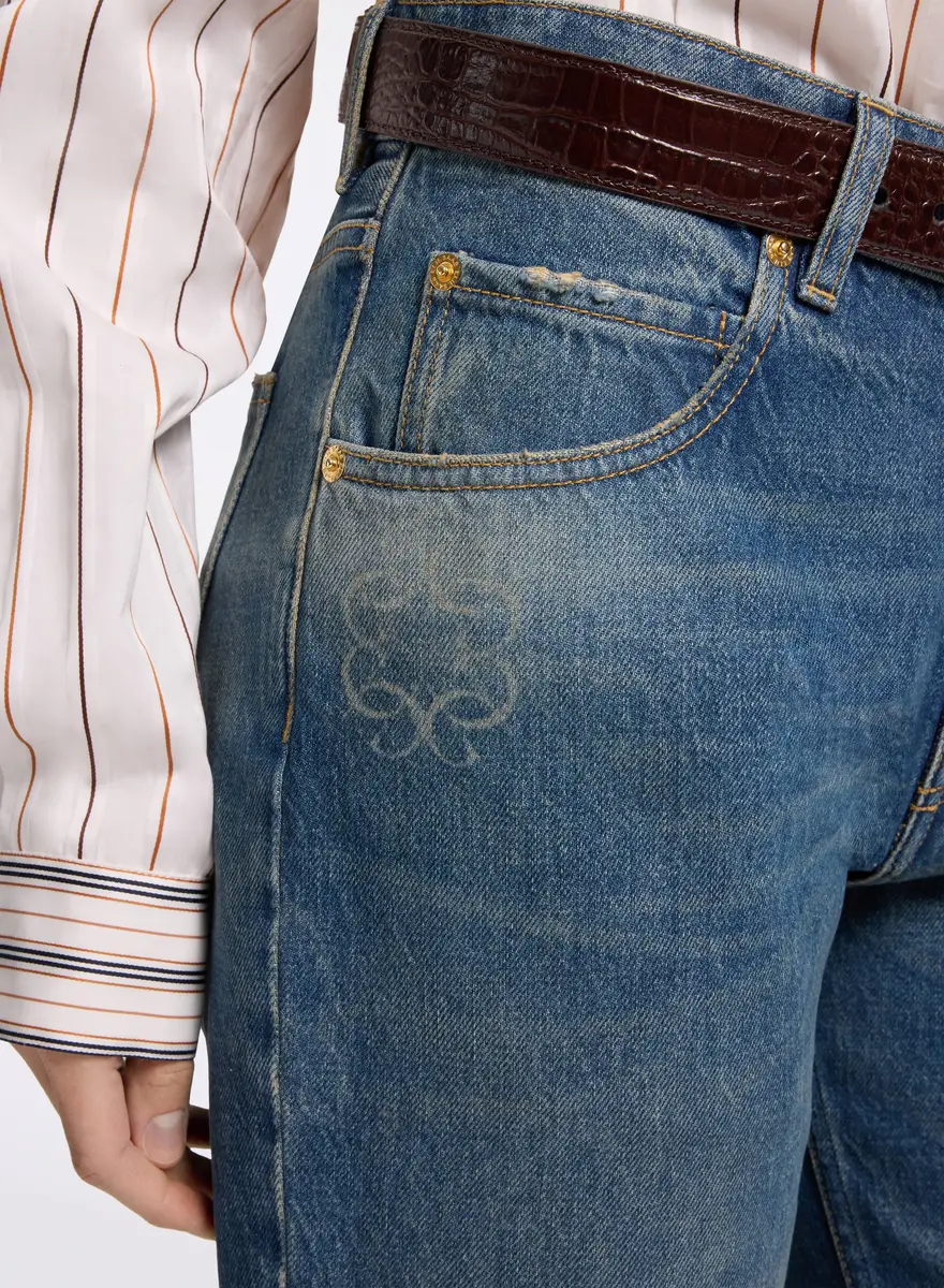 Elie Saab Denim Pants | Thumbnail 5