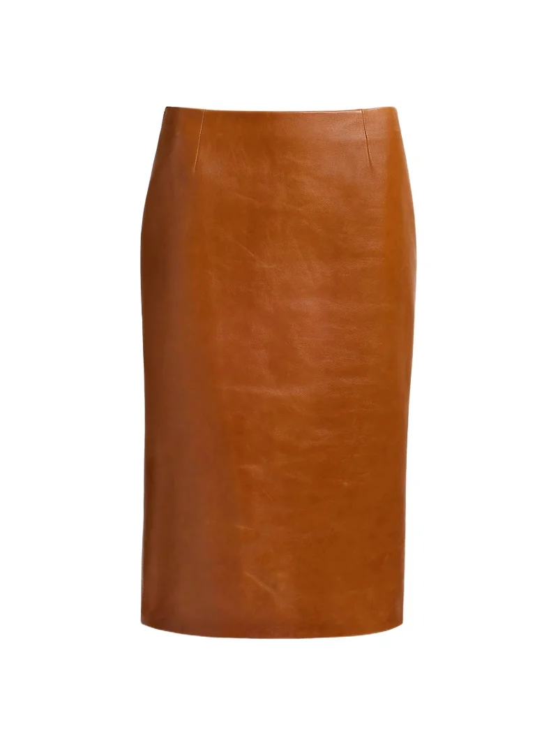 Leather Midi Skirt Leather Midi Skirt