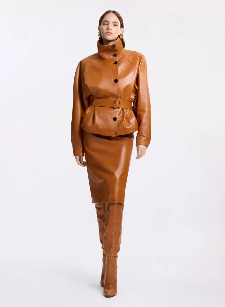 Elie Saab Leather Jacket | Thumbnail 5