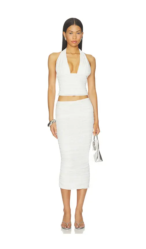 SEROYA Pia Mesh Midi Skirt | Thumbnail 5 SEROYA Pia Mesh Midi Skirt | Thumbnail 5