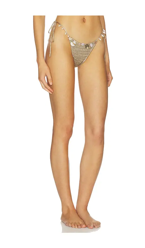Jaded London Anatase Crochet With Hanging Shells Bikini Bottom | Thumbnail 2 Jaded London Anatase Crochet With Hanging Shells Bikini Bottom | Thumbnail 2