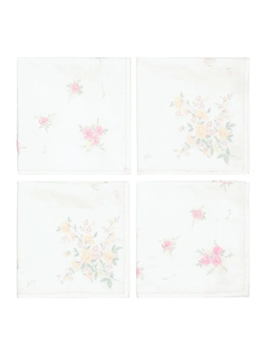 LoveShackFancy Hanky Napkin Set Set Of 4