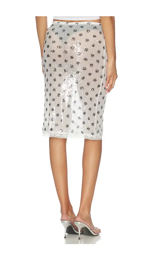 superdown Helena Sequin Midi Skirt | Thumbnail 4 superdown Helena Sequin Midi Skirt | Thumbnail 4