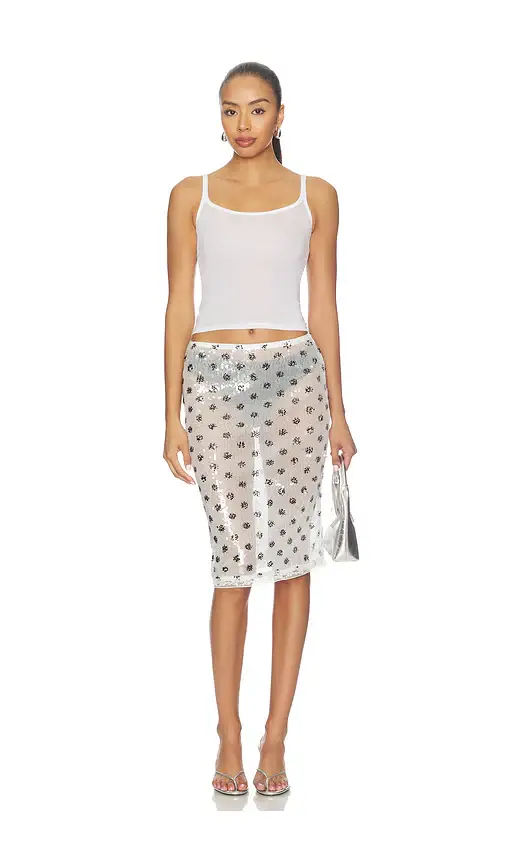 superdown Helena Sequin Midi Skirt | Thumbnail 5 superdown Helena Sequin Midi Skirt | Thumbnail 5