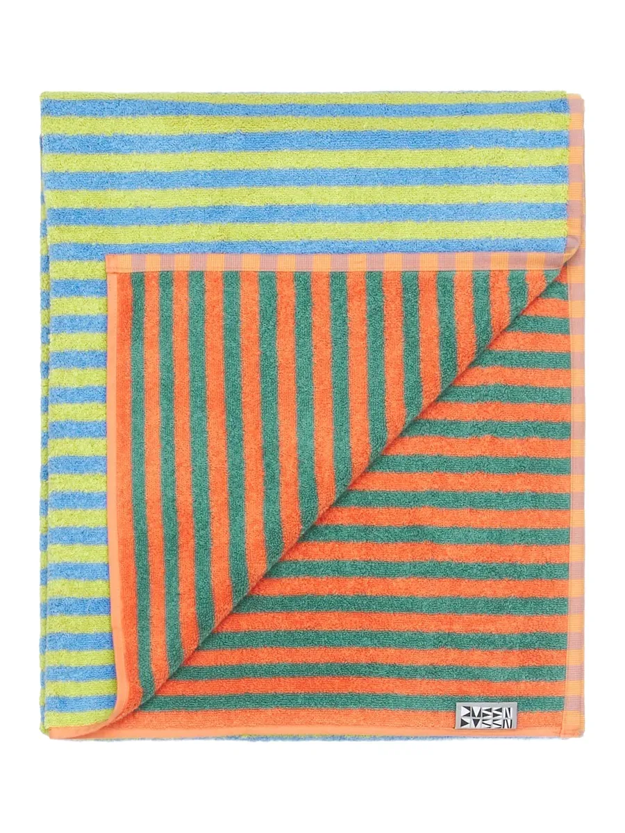 Dusen Dusen Grasshopper Stripe Bath Towel