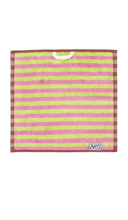 Dusen Dusen Caterpillar Stripe Washcloth | Thumbnail 4