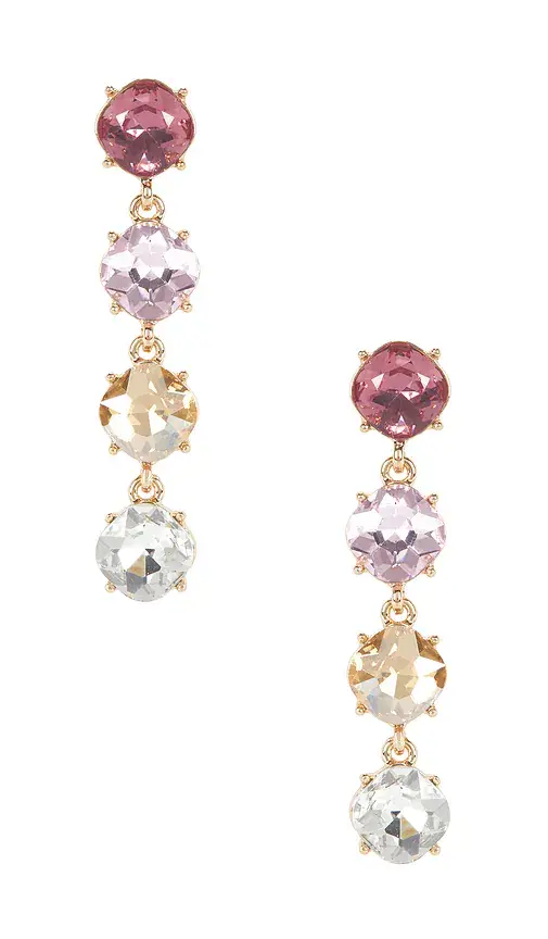 Ettika Four The Money Earrings