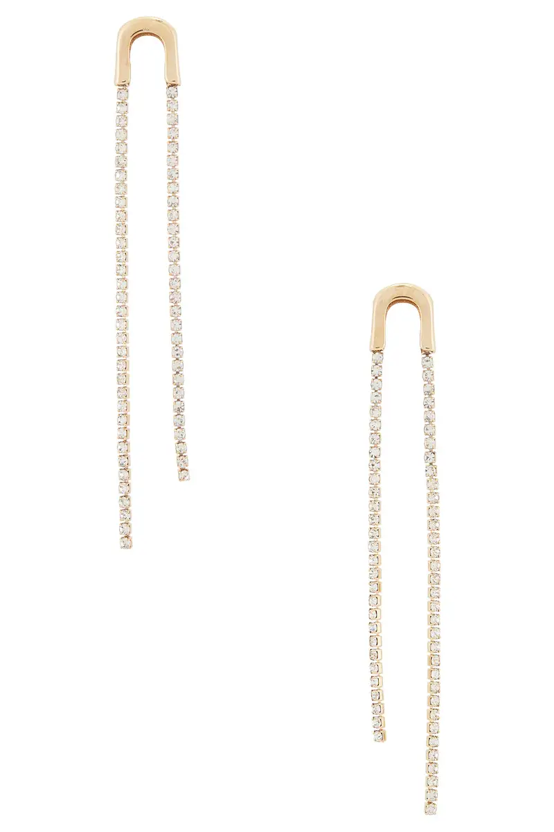 Double Chain Drop Earrings