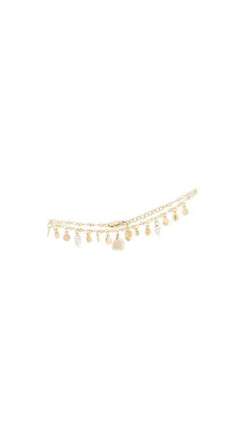 Ettika Let's Go Coastal 18k Gold Plated Anklet | Thumbnail 2