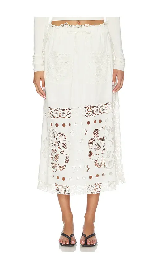 Sea Gardener Embroided Skirt | Thumbnail 2 Sea Gardener Embroided Skirt | Thumbnail 2