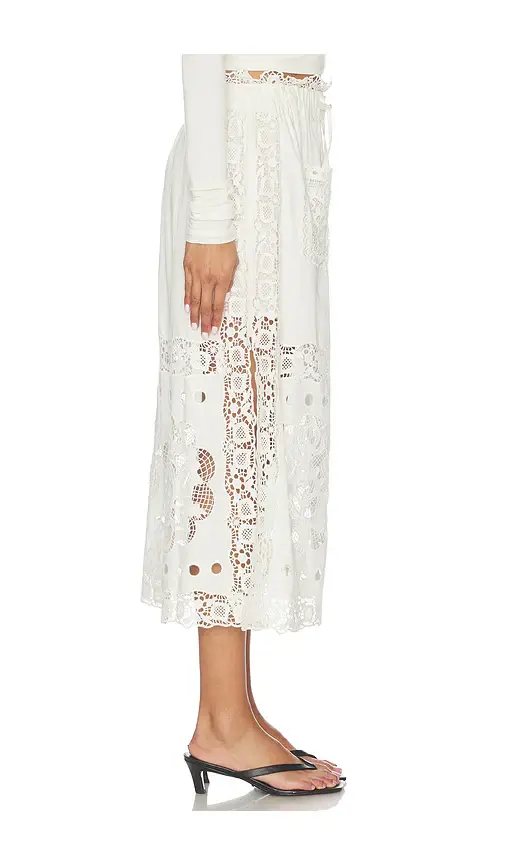 Sea Gardener Embroided Skirt | Thumbnail 4 Sea Gardener Embroided Skirt | Thumbnail 4