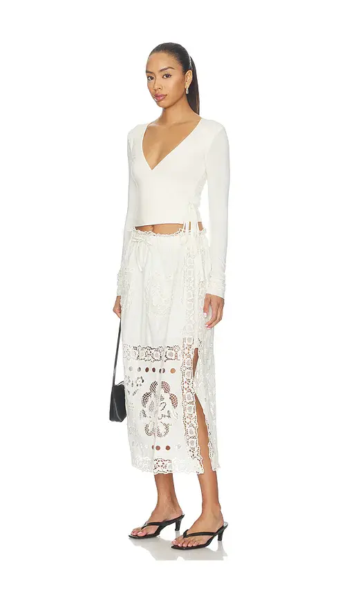 Sea Gardener Embroided Skirt | Thumbnail 6 Sea Gardener Embroided Skirt | Thumbnail 6