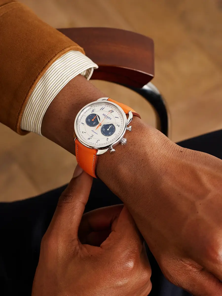 Hermès Timepieces Arceau Chronographe Automatic Stainless Steel, Ref. 404111WW00 - Men | Thumbnail 2 Hermès Timepieces Arceau Chronographe Automatic Stainless Steel, Ref. 404111WW00 - Men | Thumbnail 2