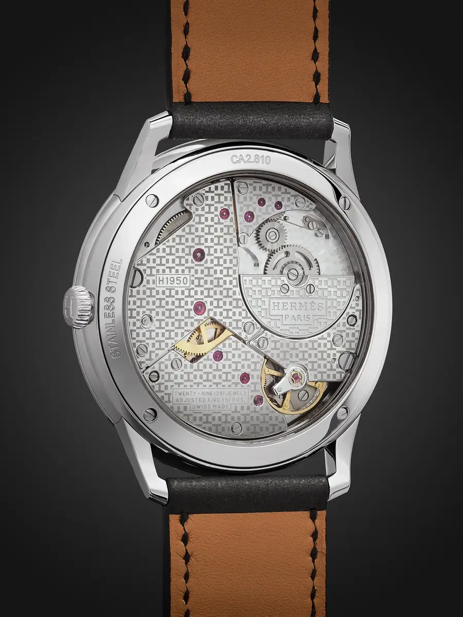 Hermès Timepieces Slim d'Hermès Acier Automatic Stainless Steel Watch, Ref. 052839WW00 - Men | Thumbnail 4 Hermès Timepieces Slim d'Hermès Acier Automatic Stainless Steel Watch, Ref. 052839WW00 - Men | Thumbnail 4
