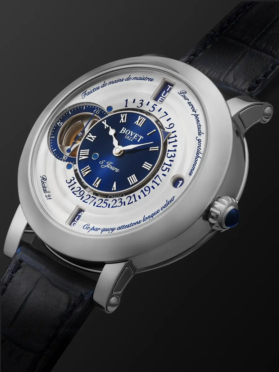 Bovet Récital 21 Limited Edition Hand-Wound Perpetual Calendar Titanium Watch, Ref. R210002 - Men | Thumbnail 4 Bovet Récital 21 Limited Edition Hand-Wound Perpetual Calendar Titanium Watch, Ref. R210002 - Men | Thumbnail 4