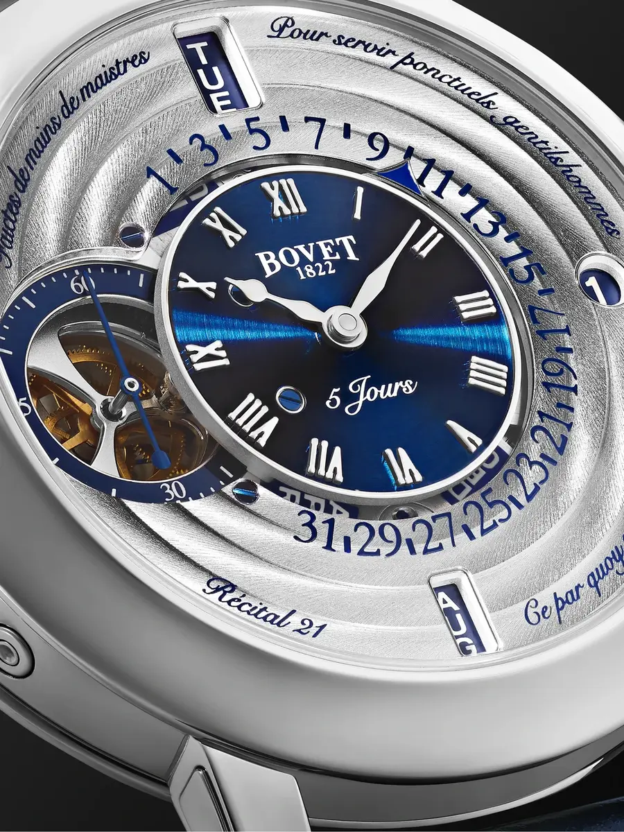 Bovet Récital 21 Limited Edition Hand-Wound Perpetual Calendar Titanium Watch, Ref. R210002 - Men | Thumbnail 6 Bovet Récital 21 Limited Edition Hand-Wound Perpetual Calendar Titanium Watch, Ref. R210002 - Men | Thumbnail 6
