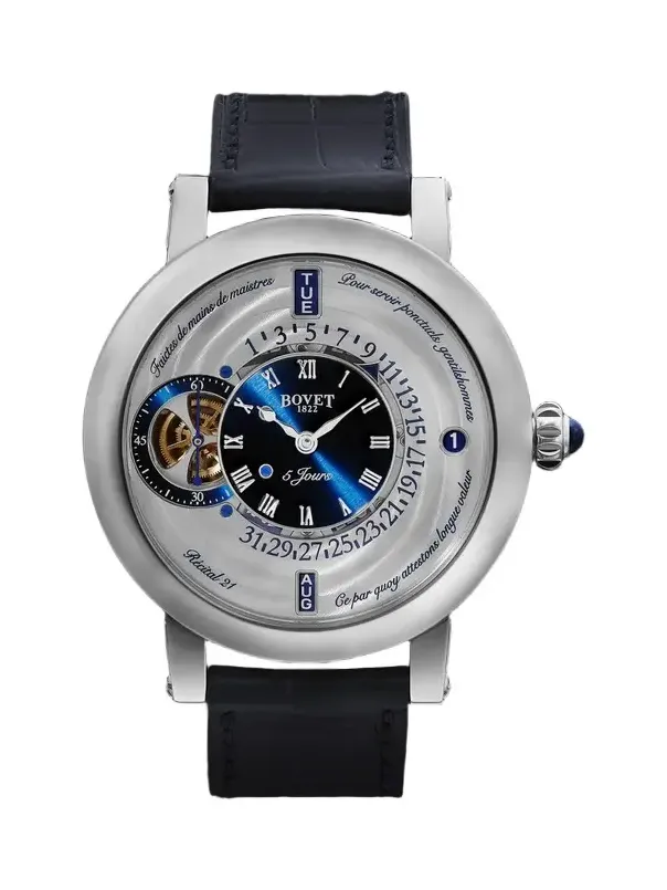 Bovet Récital 21 Limited Edition Hand-Wound Perpetual Calendar Titanium Watch, Ref. R210002 - Men