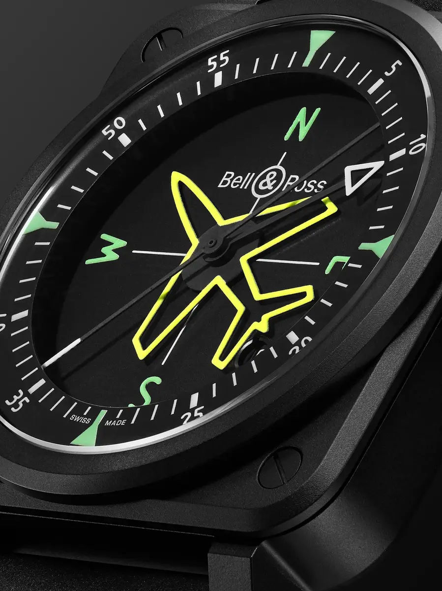 Bell & Ross BR 03 Gyrocompass Limited Edition Automatic Ceramic Watch, Ref. BR03A-CPS-CE/SRB - Men | Thumbnail 5 Bell & Ross BR 03 Gyrocompass Limited Edition Automatic Ceramic Watch, Ref. BR03A-CPS-CE/SRB - Men | Thumbnail 5